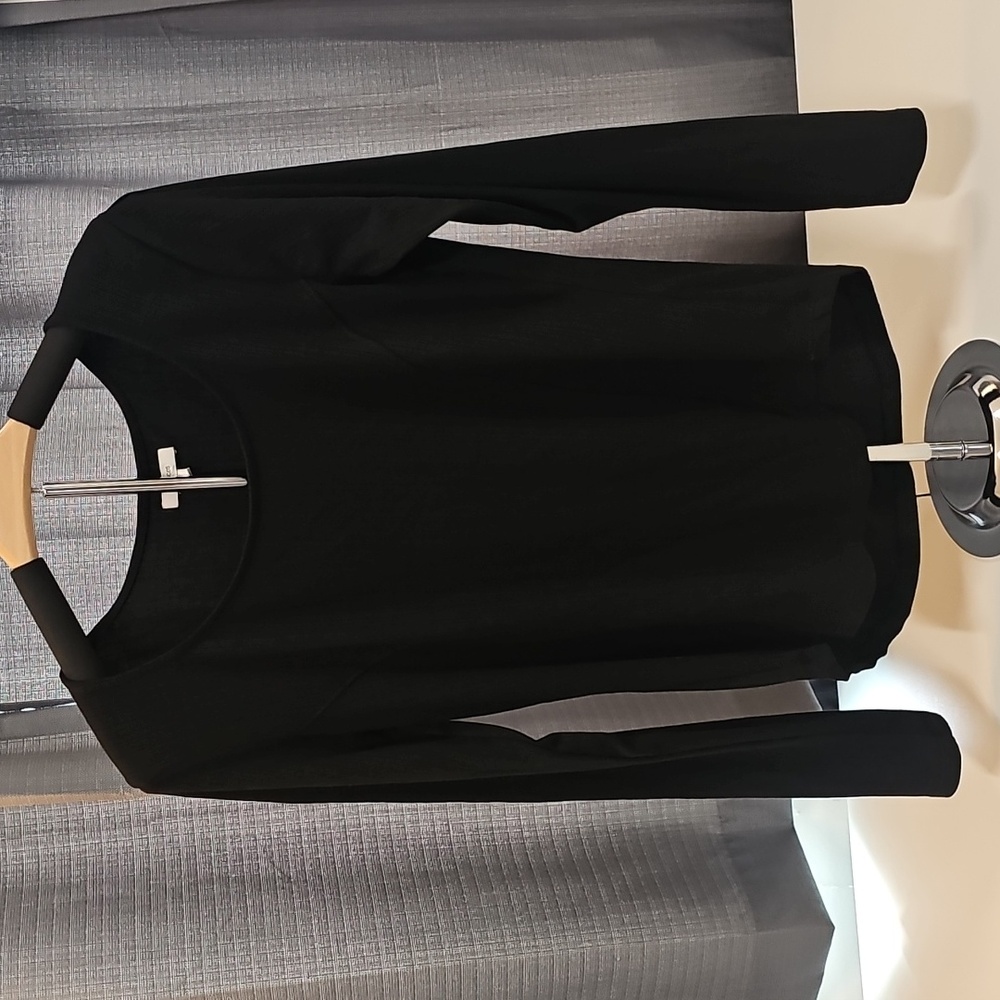 Maurices, Large, Black, Long-Sleeve Dress Top
